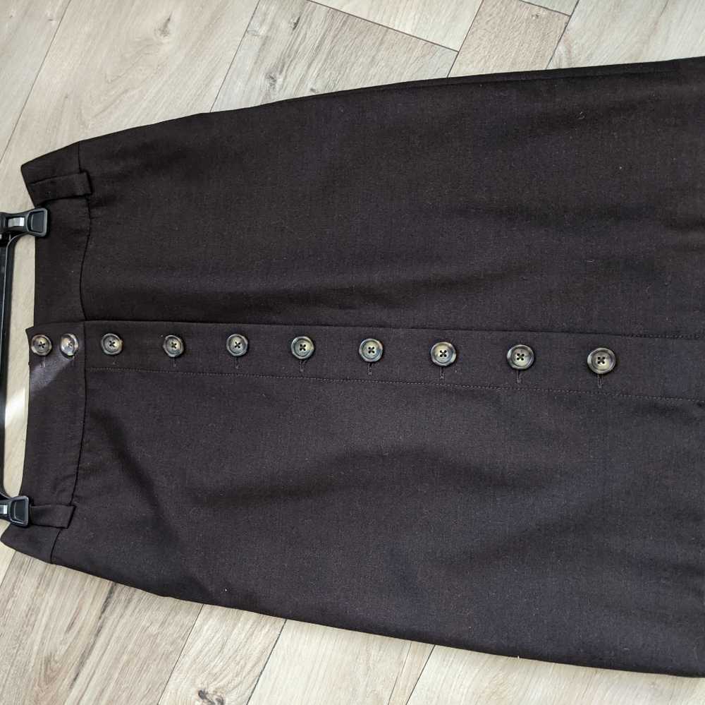Banana Republic Wool button down skirt